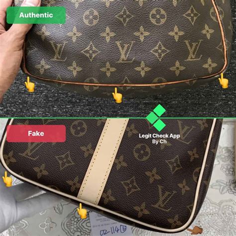 lv ori vs fake|how to check for false louis vuitton.